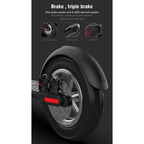 X8 Foldable Electric Scooter: 10" Tires, LCD, LED, 10AH Battery, 100kg Load - LYDARZ