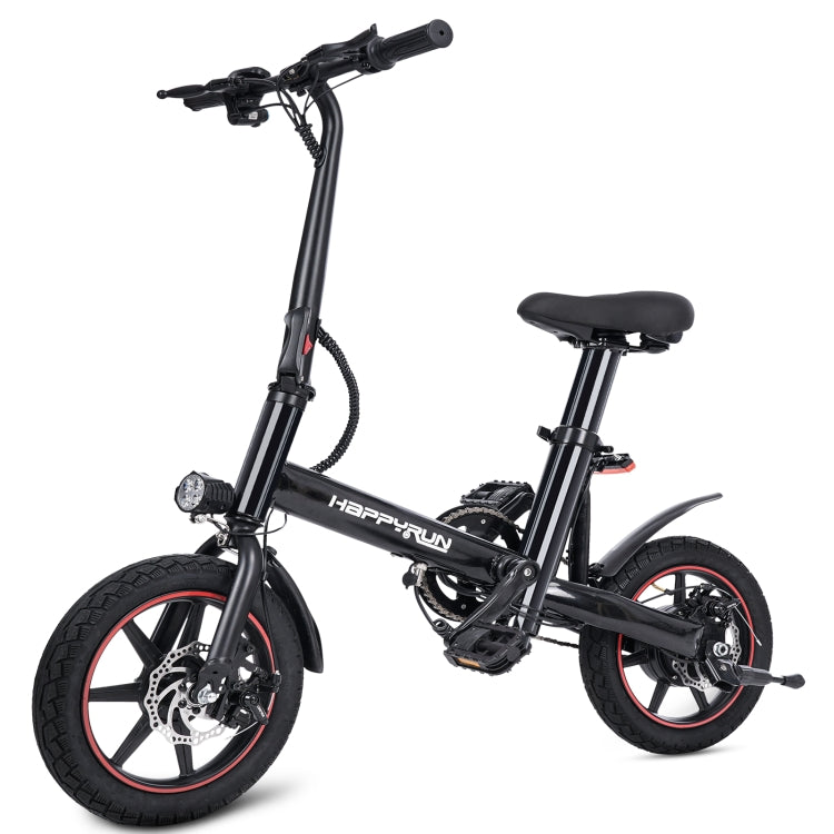 HappyRun HR-X40 350W 36V E-Bike, 14" Tires, EU Plug - LYDARZ
