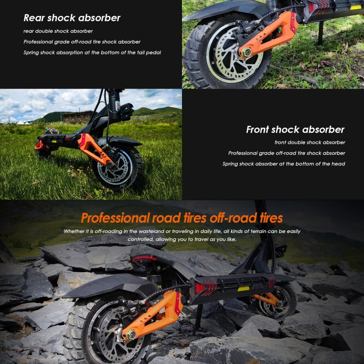 Kukirin G3 Pro 2400W 52V Electric Offroad Scooter - 10" Tires, LED Display - LYDARZ