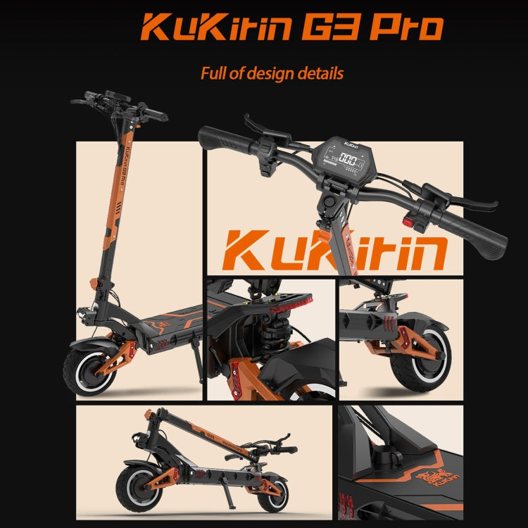 Kukirin G3 Pro 2400W 52V Electric Offroad Scooter - 10" Tires, LED Display - LYDARZ