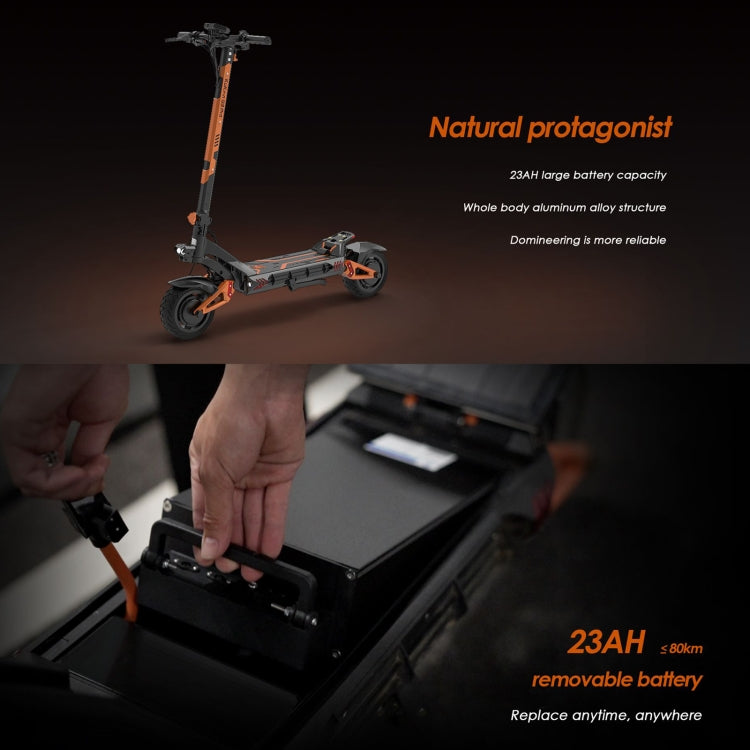 Patinete eléctrico todoterreno Kukirin G3 Pro: potencia de 2400 W y 52 V, neumáticos de 10 pulgadas y pantalla LED