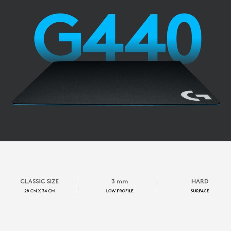 Alfombrilla de ratón para juegos Logitech G440 para un rendimiento óptimo en deportes electrónicos