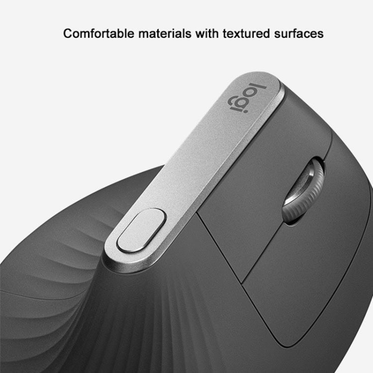 Ratón vertical Logitech MX 4000 DPI inalámbrico ergonómico óptico con USB-C
