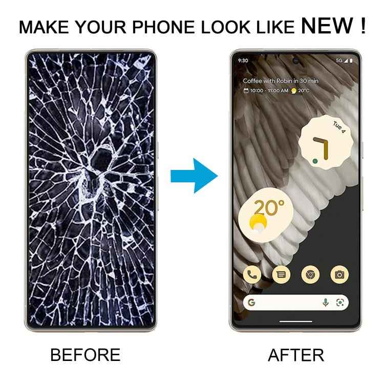 For Google Pixel 7 Pro GP4BC GE2AE Original LCD Screen Digitizer Full Assembly with Frame, Including Fingerprint Flex Cable, For Google Pixel 7 Pro(Original with Fingerprint)