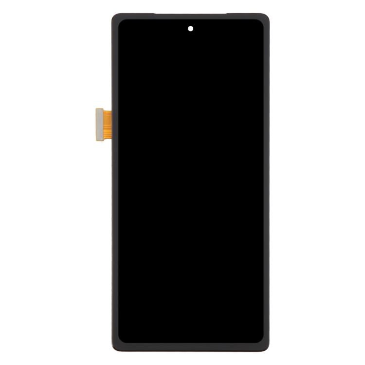 Pantalla LCD original para Google Pixel 7a GWKK3 GHL1X G0DZQ G82U8, ensamblaje completo con marco y cable flexible para lector de huellas dactilares.