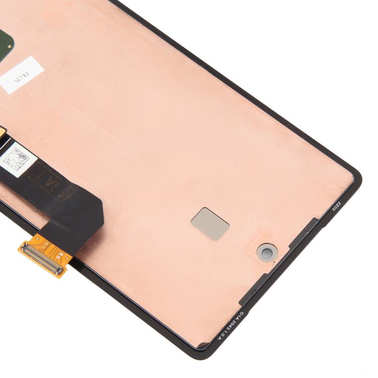 Pantalla LCD original para Google Pixel 7a GWKK3 GHL1X G0DZQ G82U8, ensamblaje completo con marco y cable flexible para lector de huellas dactilares.