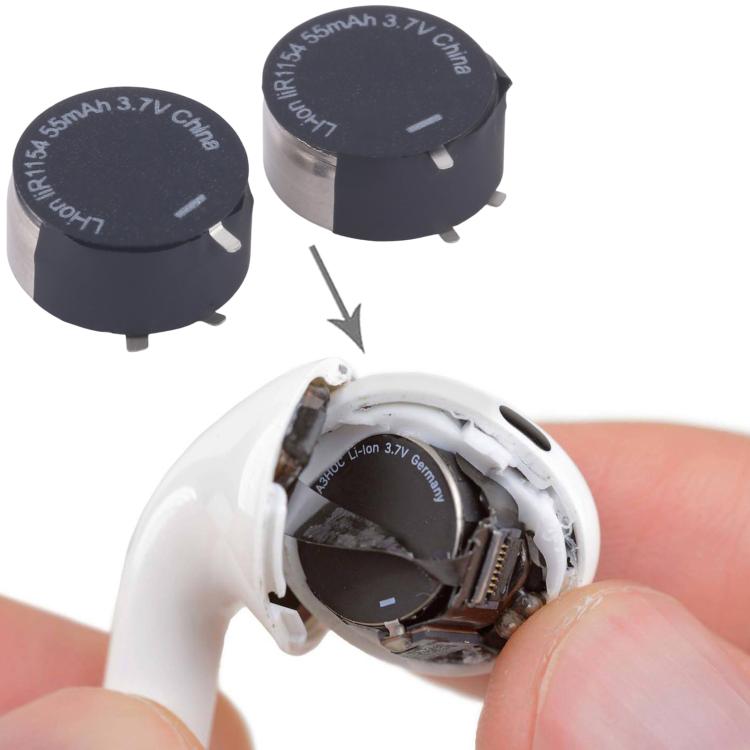 Batería para auriculares Apple AirPods Pro 1, 55 mAh, liR1154, derecha e izquierda.