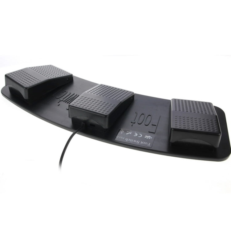 PC USB Triple Action Foot Switch, 2 Foot Switch - LYDARZ