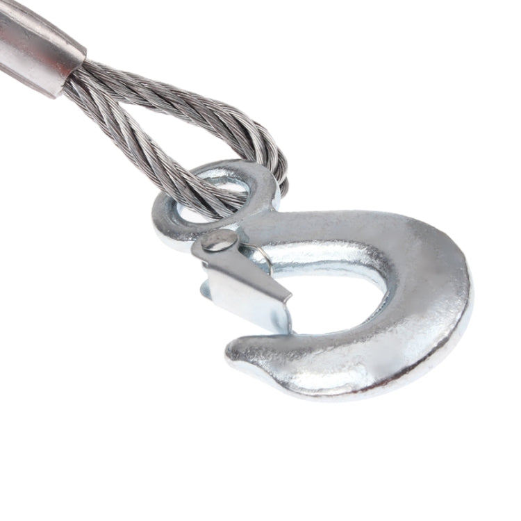 5 Tons Steel Vehicle Towing Cable Rope, Length: 4m, 5T 4m 100mm - LYDARZ