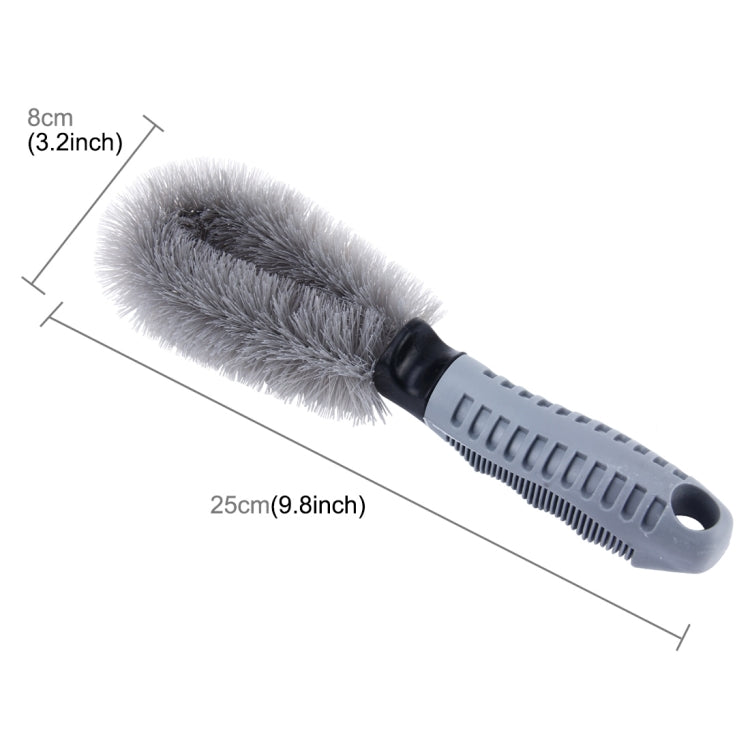 KANEED Car Wheel Tire Rim Scrub Brush Hub Clean Wash Brush Car Truck Motorcycle Bike Washing Cleaning Tool - LYDARZ