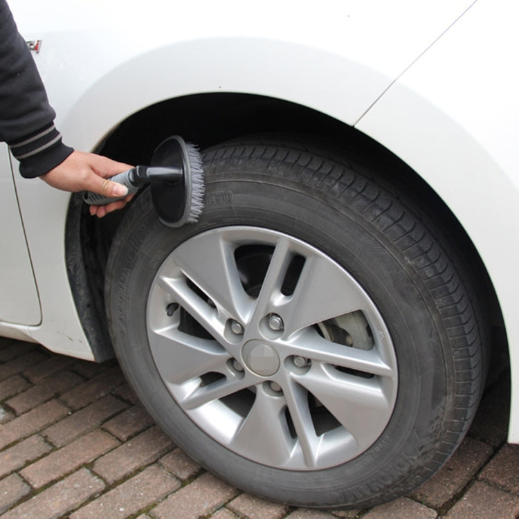 KANEED Car Motorcycle Washing Tool Car Tyre / Wheel Wash Cleaning Brush with Handle - LYDARZ