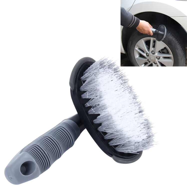 Cepillo de limpieza de ruedas KANEED con mango para lavar neumáticos y ruedas de motocicletas y automóviles.