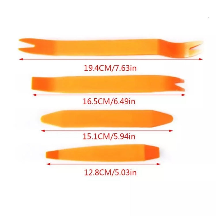 4pcs Plastic Pry Bar / Dash Panel Trim Removal Double Ended Tool - LYDARZ