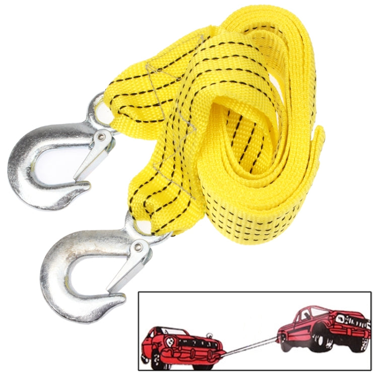 3 Tons Vehicle Towing Cable Rope, Length: 3m, 3T 3mx10mm - LYDARZ