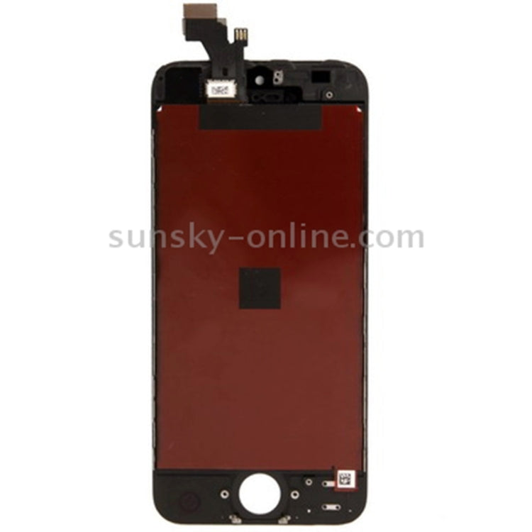 Pantalla LCD con marco para iPhone 5 (opciones en blanco y negro)