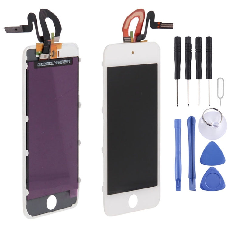 Reemplazo de pantalla 3 en 1 para iPod Touch: pantalla LCD, marco y panel táctil para iPod Touch 5/6/7, piezas originales