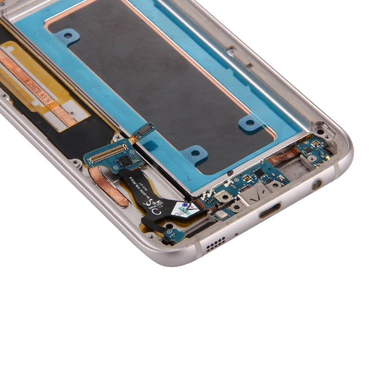 Original LCD Screen and Digitizer Full Assembly with Frame & Charging Port Board & Volume Button & Power Button For Galaxy S7 Edge / G935F, For Samsung Galaxy S7 Edge / G935F, For Galaxy S7 Edge / G935F (Frame), For Galaxy S7 Edge /G935F