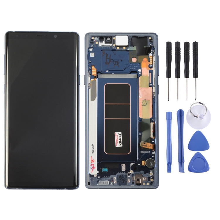 LCD Screen and Digitizer Full Assembly with Frame for Galaxy Note9 / N960A / N960F / N960V / N960T / N960U, For Galaxy Note9 (Frame)