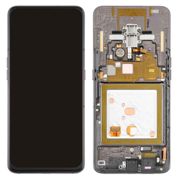 Original Super AMOLED Material LCD Screen and Digitizer Full Assembly with Frame for Galaxy A80, For Samsung Galaxy A80 (Super AMOLED)