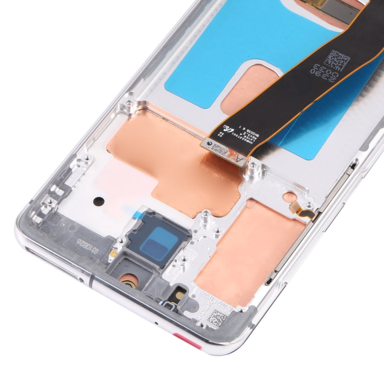 Original Dynamic AMOLED Material LCD Screen and Digitizer Full Assembly with Frame for Samsung Galaxy S20
