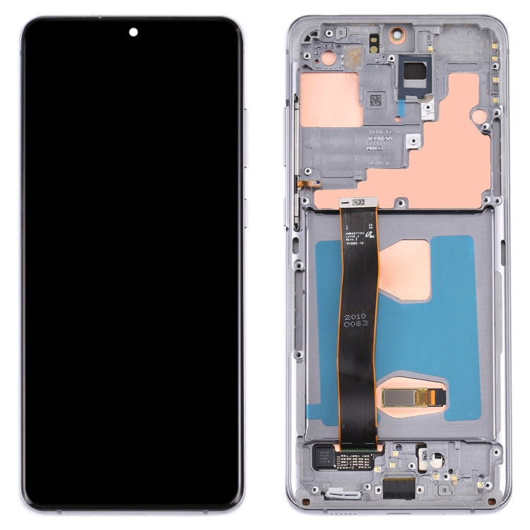Original LCD Screen and Digitizer Full Assembly with Frame for Samsung Galaxy S20 Ultra