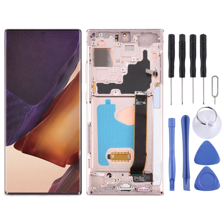 LCD Screen and Digitizer Full Assembly With Frame for Samsung Galaxy Note20 Ultra SM-N986 5G Version , For Samsung Galaxy Note20 Ultra
