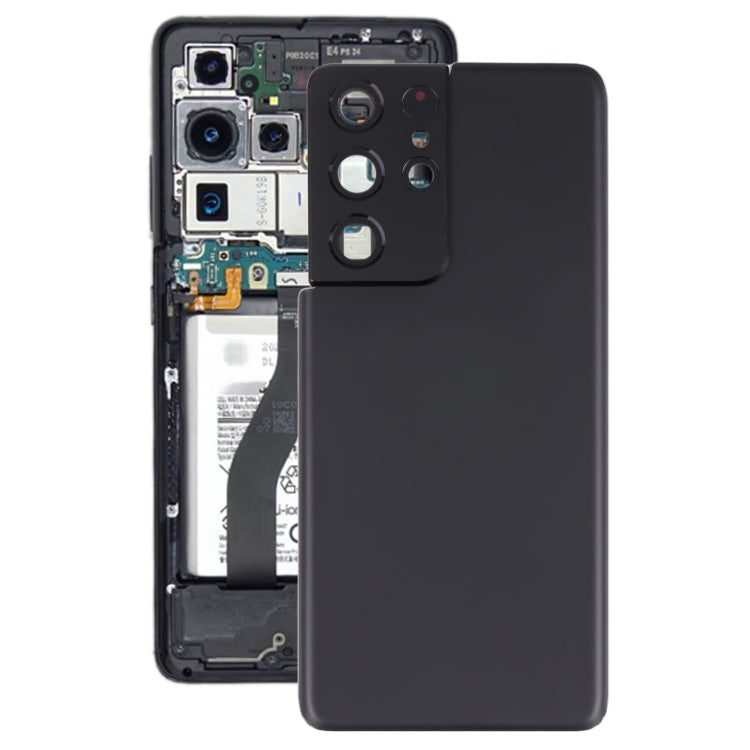 Funda de batería para Samsung Galaxy S21 Ultra con protector de lente de cámara: diseño duradero y elegante