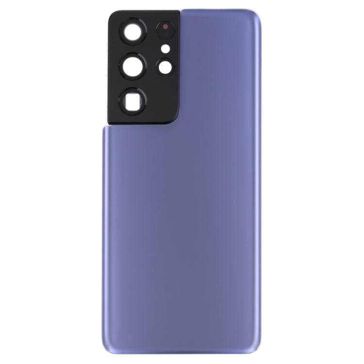 Funda de batería para Samsung Galaxy S21 Ultra con protector de lente de cámara: diseño duradero y elegante