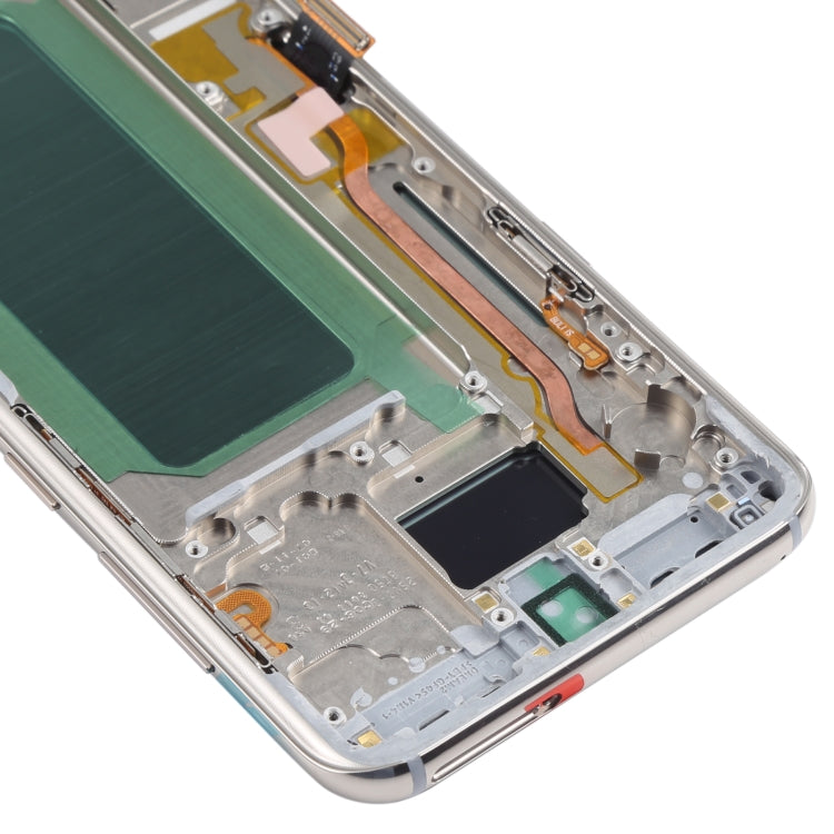 OLED Material LCD Screen and Digitizer Full Assembly with Frame for Samsung Galaxy S8+ SM-G955, For Samsung Galaxy S8+(OLED)