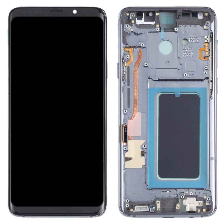 OLED Material LCD Screen and Digitizer Full Assembly with Frame for Samsung Galaxy S9+ SM-G965, For Samsung Galaxy S9+(OLED), For Samsung Galaxy S9+(OLED Material)