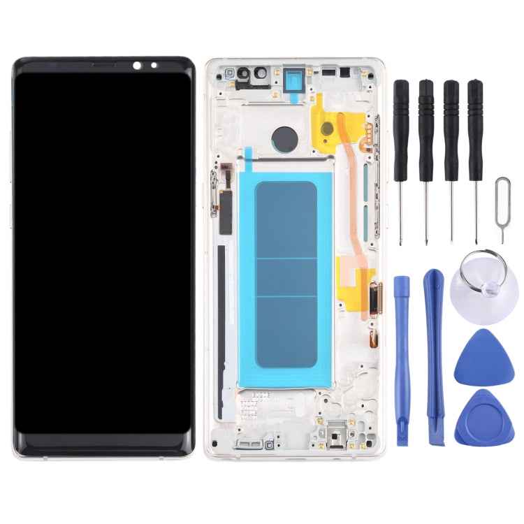 OLED Material LCD Screen and Digitizer Full Assembly with Frame for Samsung Galaxy Note 8 SM-N950, For Samsung Galaxy Note 8(OLED), For Samsung Galaxy Note 8(OLED Material)