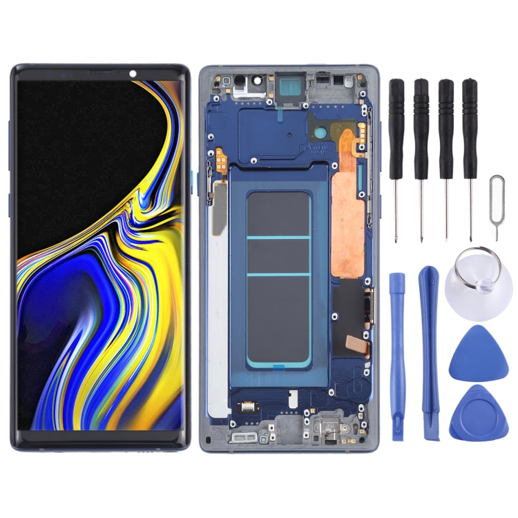 OLED Material LCD Screen and Digitizer Full Assembly with Frame for Samsung Galaxy Note9 SM-N960, For Samsung Galaxy Note9 (OLED) (OLED Material)