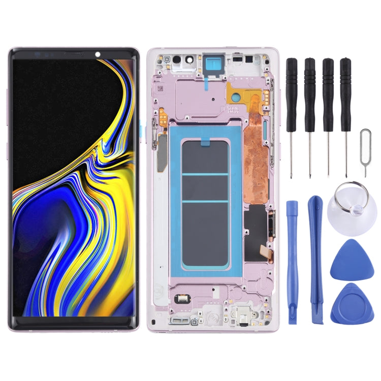 OLED Material LCD Screen and Digitizer Full Assembly with Frame for Samsung Galaxy Note9 SM-N960, For Samsung Galaxy Note9 (OLED) (OLED Material)