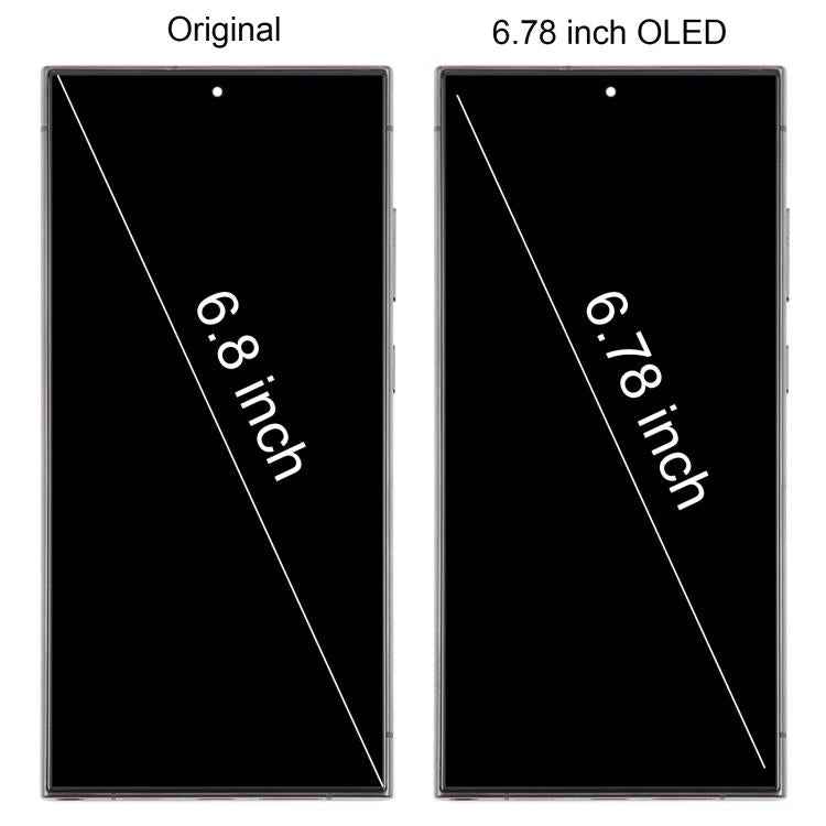 For Samsung Galaxy S24 Ultra SM-S928B 6.78 inch OLED LCD Screen Digitizer Full Assembly with Frame, For Samsung Galaxy S24 Ultra(6.78 inch), For Samsung Galaxy S24 Ultra 6.78 inch (OLED)