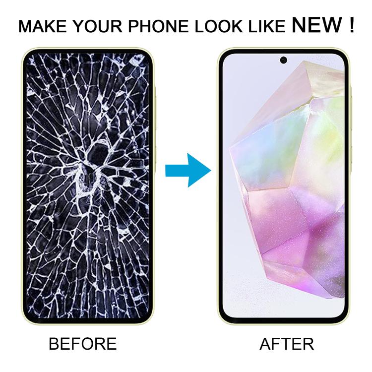 For Samsung Galaxy A35 SM-A356B Original LCD Screen Digitizer Full Assembly with Frame, For Samsung Galaxy A35(Original)
