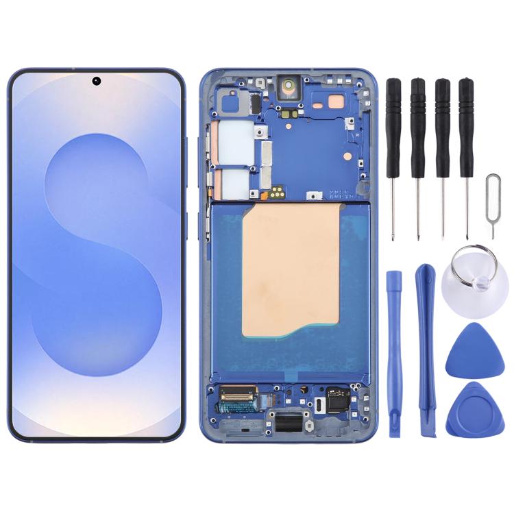 Samsung Galaxy S25 SM-S931B OLED LCD Screen Digitizer Assembly with Frame
