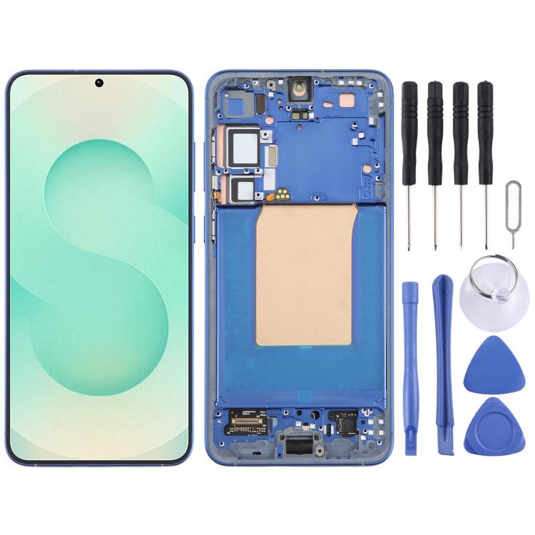 For Samsung Galaxy S25+ SM-S936B OLED LCD Screen Digitizer Full Assembly with Frame, For Samsung Galaxy S25+(OLED)