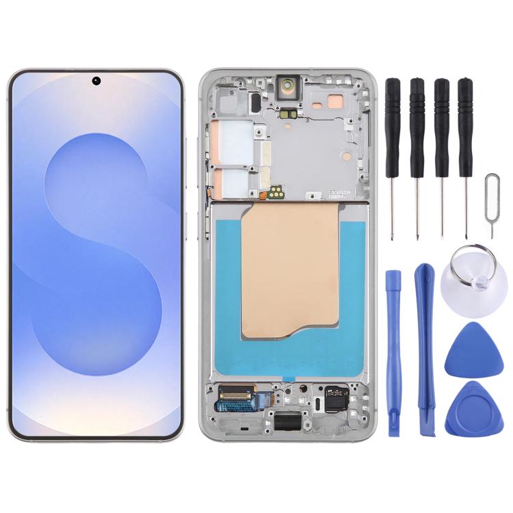 Samsung Galaxy S25 SM-S931B Original LCD Screen Digitizer Assembly with Frame