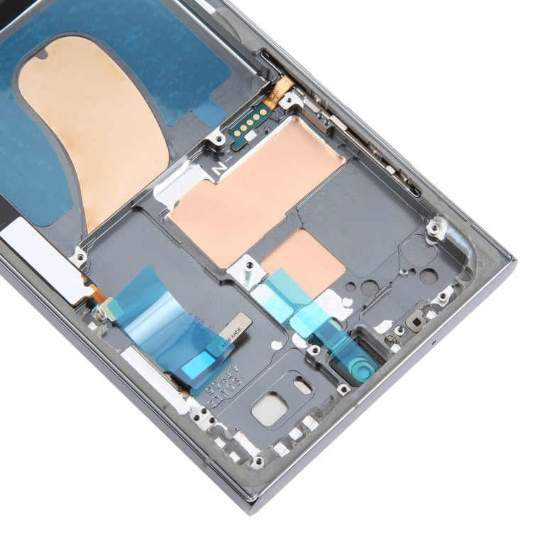 For Samsung Galaxy S23 Ultra 5G SM-S918U US Edition OLED LCD Screen Digitizer Full Assembly with Frame