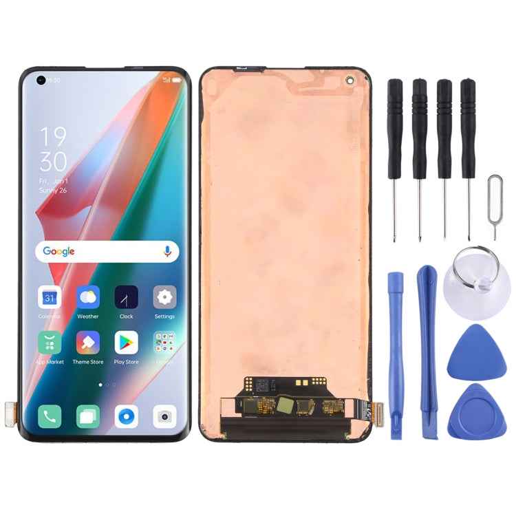 Original Ltpo AMOLED Material LCD Screen and Digitizer Full Assembly for OPPO Find X3 / Find X3 Pro CPH2173 PEEM00 PEDM00, For OPPO Find X3 / Find X3 Pro (Original)