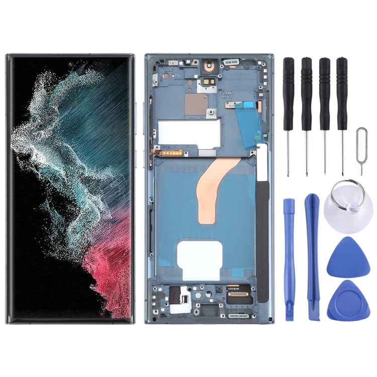 OLED LCD Screen For Samsung Galaxy S22 Ultra 5G SM-S908B Digitizer Full Assembly with Frame, For Samsung Galaxy S22 Ultra 5G(EU Edition), For Samsung Galaxy S22 Ultra 5G(6.78 inch OLED ), For Samsung Galaxy S22 Ultra 5G