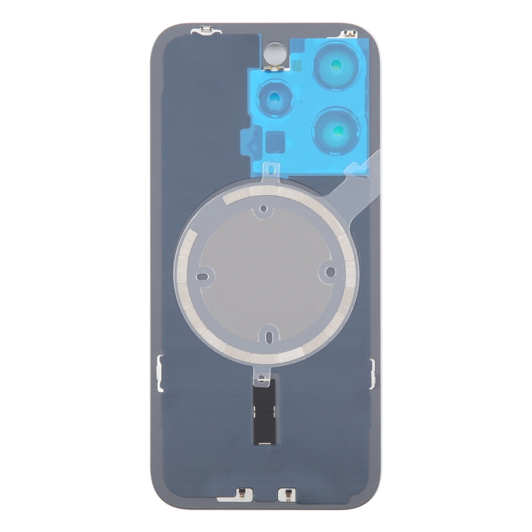 Carcasa trasera de cristal para iPhone 16 Pro con lente de cámara e imán MagSafe