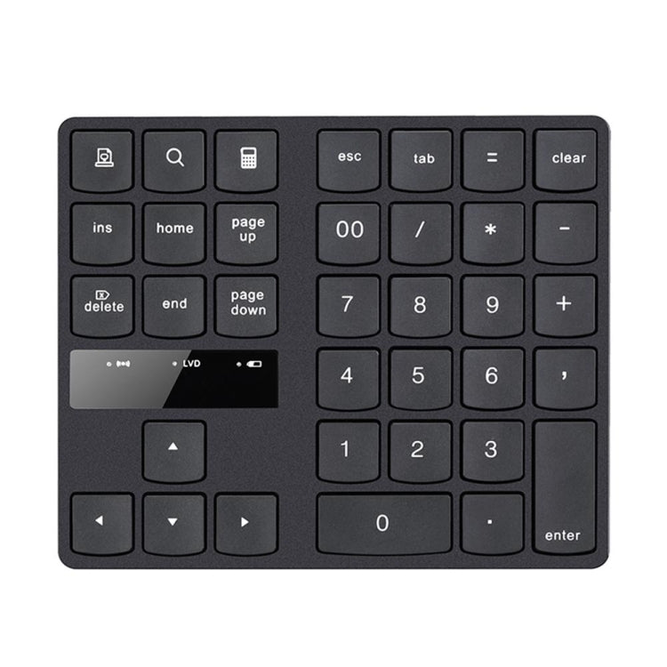2.4G USB Wireless Numeric Keypad 35 Keys Charging Digital Keyboard Notebook Laptop Mini Numpad - LYDARZ