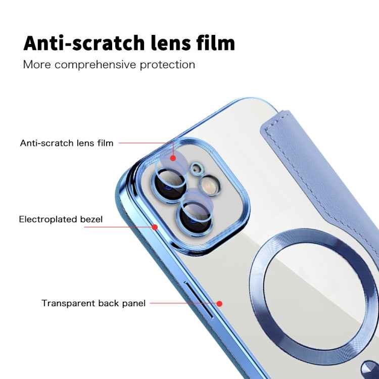 Shield Magsafe RFID Anti-theft Rhombus Leather Phone Case