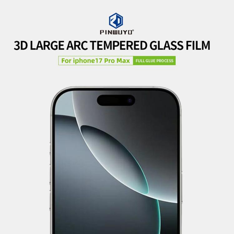 PINWUYO 9H 3D Curved Full Screen Explosion-proof Tempered Glass Film