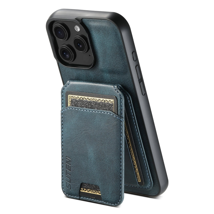 Suteni H02 Leather Wallet Stand Back Phone Case
