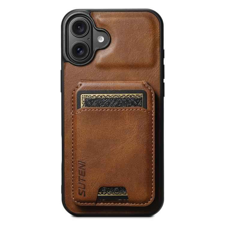 Suteni H02 Leather Wallet Stand Back Phone Case