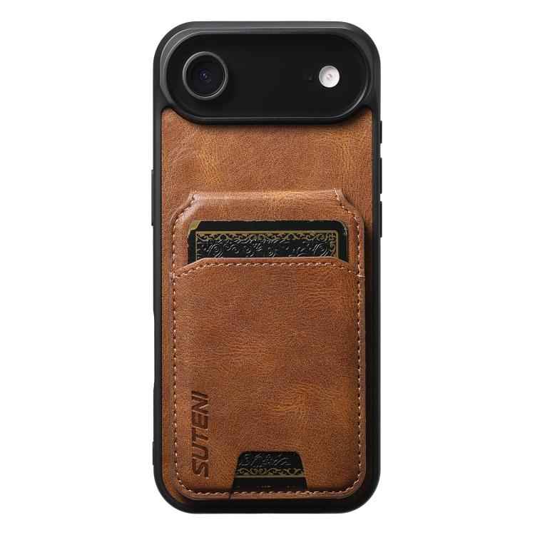Suteni H02 Leather Wallet Stand Back Phone Case