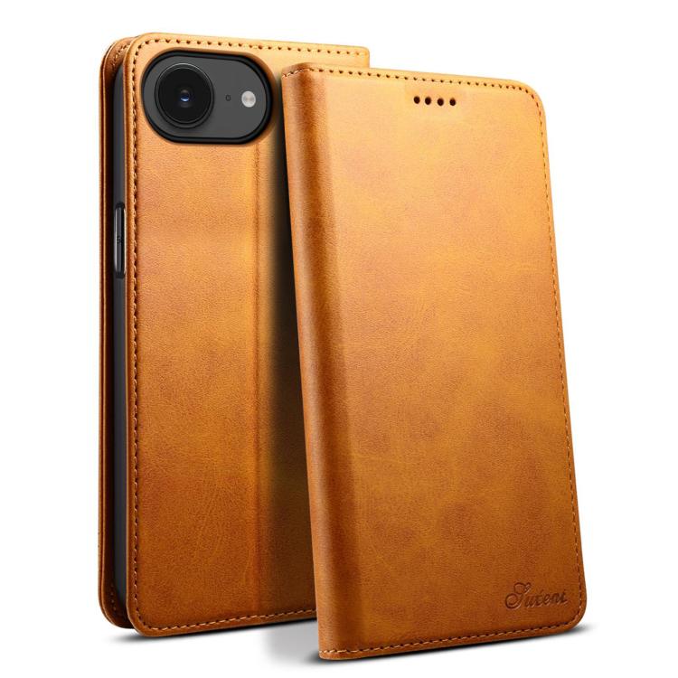 Suteni Calf Texture Horizontal Flip Leather Phone Case