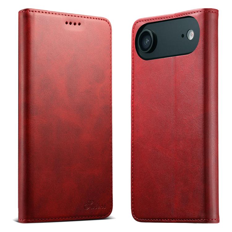 Suteni Calf Texture Horizontal Flip Leather Phone Case